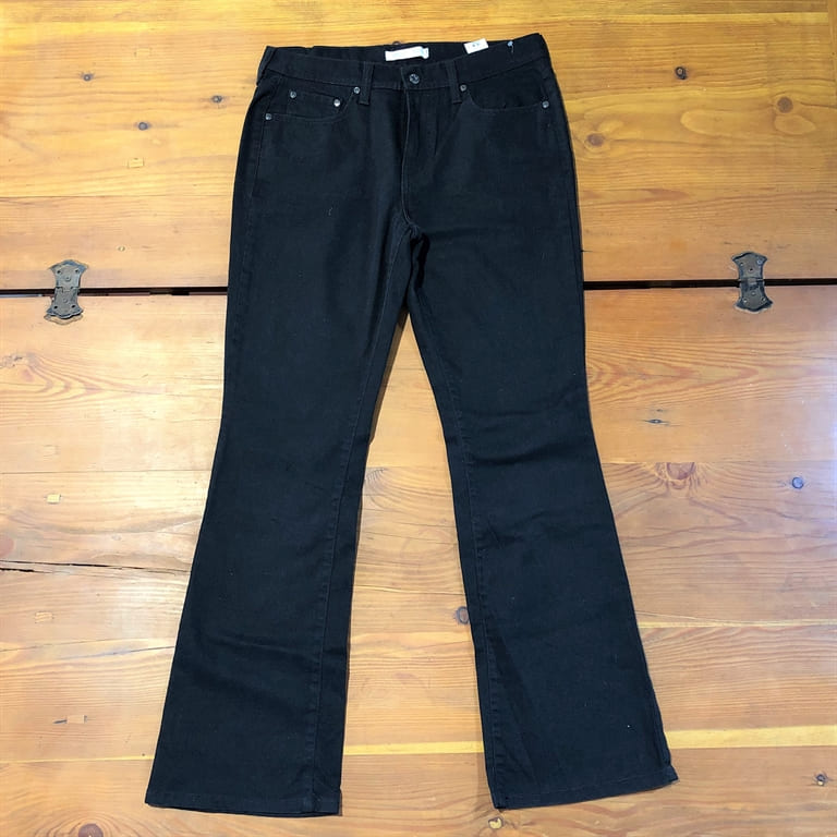 JEANS DONNA LEVIS 515 BOOT CUT ELASTIC NERO 10M